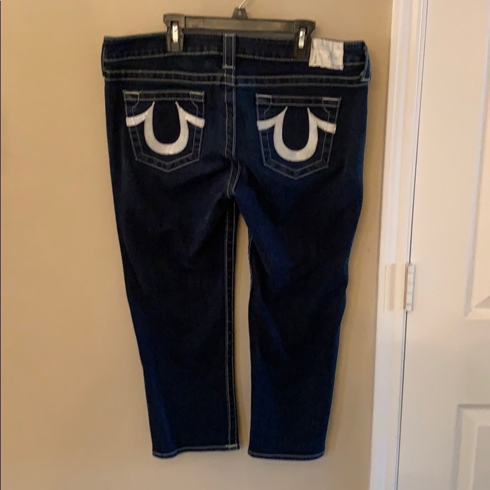 True religion cropped jeans